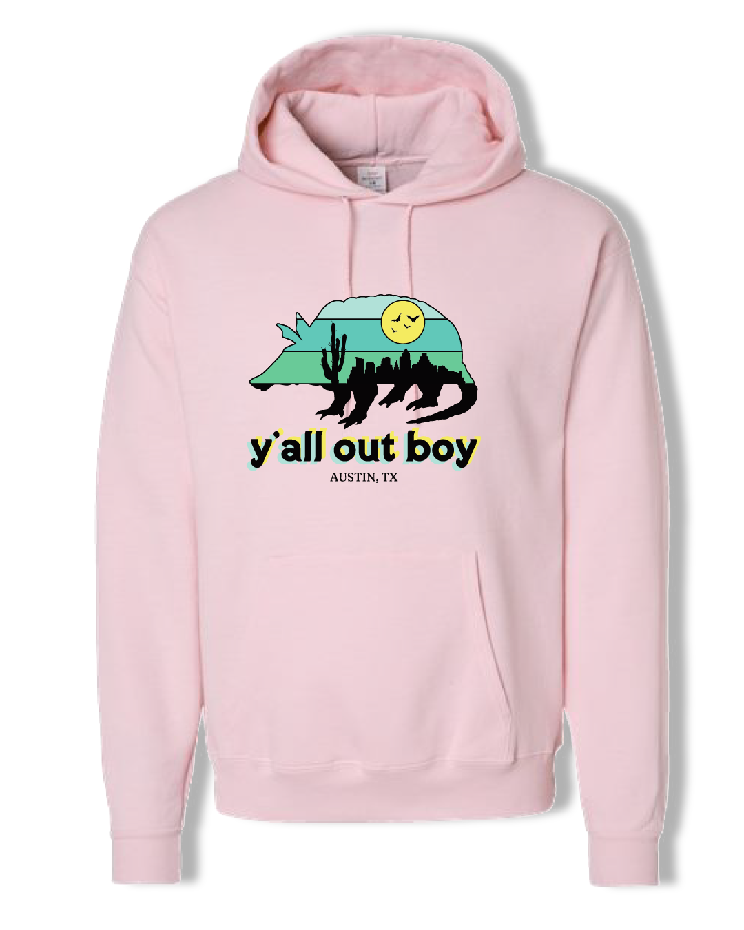 YOB Light Pink 'Dillo Hoodie